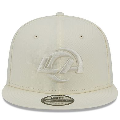 Men's New Era Cream Los Angeles Rams Color Pack 9FIFTY Snapback Hat