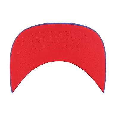 Men's '47 Royal Philadelphia 76ers Sure Shot Captain Snapback Hat