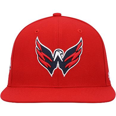 Men's '47 Red Washington Capitals Sure Shot Captain Snapback Hat