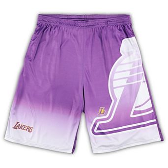 Men's Fanatics Branded Purple Los Angeles Lakers Big & Tall Graphic Shorts