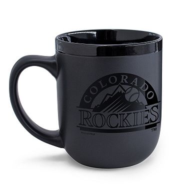 WinCraft Colorado Rockies 17oz. Black Tonal Ceramic Mug