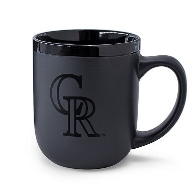 WinCraft Colorado Rockies 17oz. Black Tonal Ceramic Mug