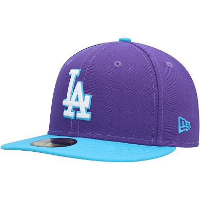 Men's New Era Purple Los Angeles Dodgers Vice 59FIFTY Fitted Hat