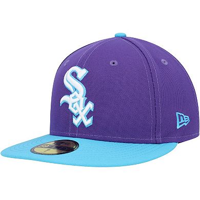 Men's New Era Purple Chicago White Sox Vice 59FIFTY Fitted Hat