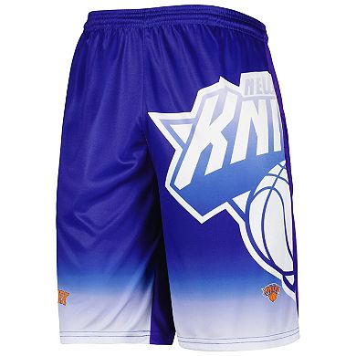 Men's Fanatics Branded Blue New York Knicks Graphic Shorts
