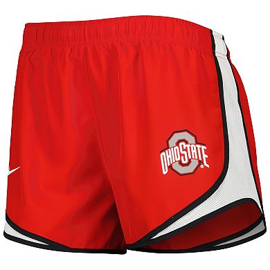 Women's Nike Scarlet Ohio State Buckeyes Tempo Performance Shorts
