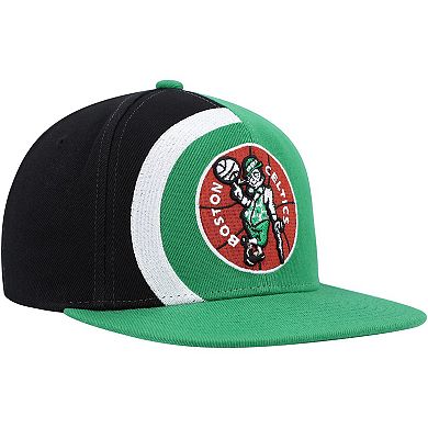 Men's Mitchell & Ness Kelly Green Boston Celtics Hardwood Classics Retroline Snapback Hat