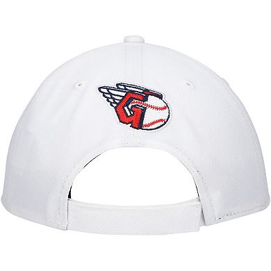 Men's New Era White Cleveland Guardians League II 9FORTY Adjustable Hat