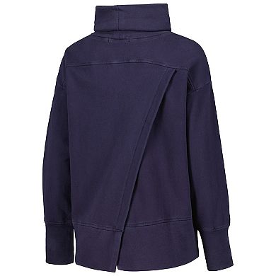 Women's Levelwear Navy Boston Red Sox Sunset Farm Team Pullover Sweatshirt