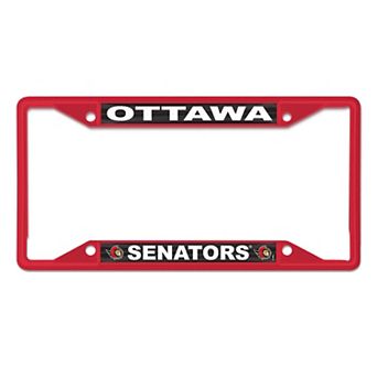 WinCraft Ottawa Senators Chrome Color License Plate Frame