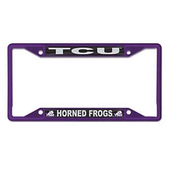 WinCraft TCU Horned Frogs Chrome Color License Plate Frame