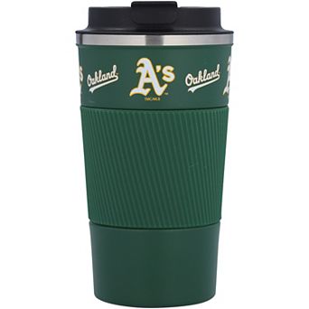 Oakland Athletics 18oz Coffee Tumbler with Silicone Grip