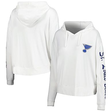 Women's Concepts Sport Cream St. Louis Blues Accord Hacci Long Sleeve Hoodie T-Shirt