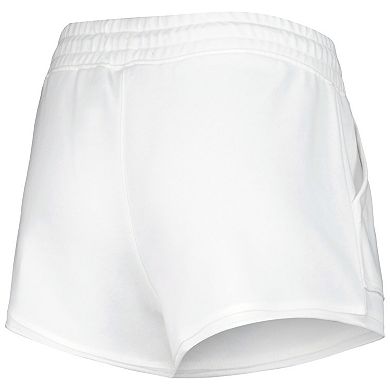 Women's Concepts Sport White Los Angeles Lakers Sunray Shorts