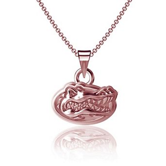 Dayna Designs Florida Gators Rose Gold Pendant Necklace