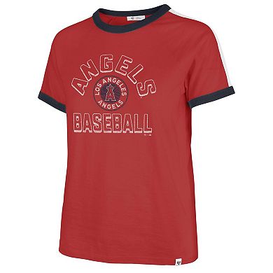 Women's '47  Red Los Angeles Angels City Connect Sweet Heat Peyton T-Shirt
