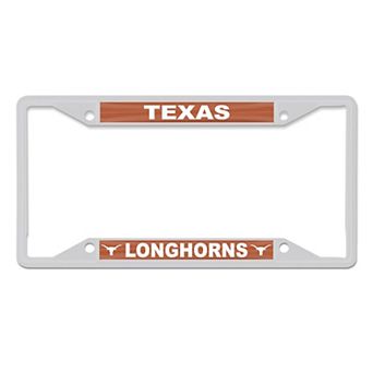 WinCraft Texas Longhorns Chrome Color License Plate Frame