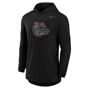Men's Nike Black Gonzaga Bulldogs Color Pop Performance Hoodie Long Sleeve T-Shirt