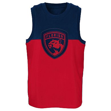 Youth Red/Navy Florida Panthers Revitalize Tank Top