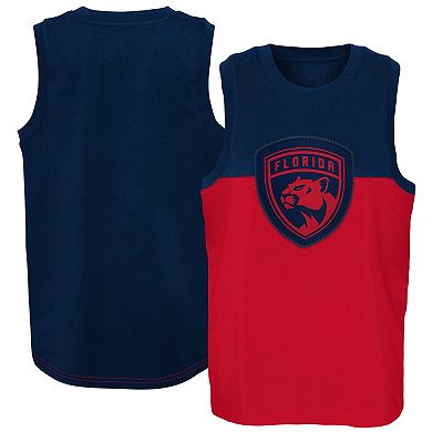 Youth Red/Navy Florida Panthers Revitalize Tank Top