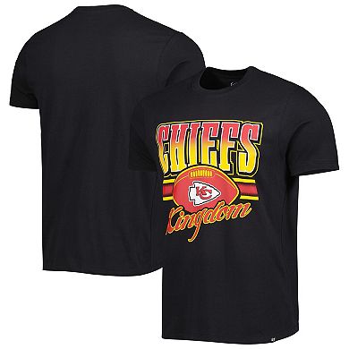 Men's '47 Black Kansas City Chiefs Regional Super Rival T-Shirt