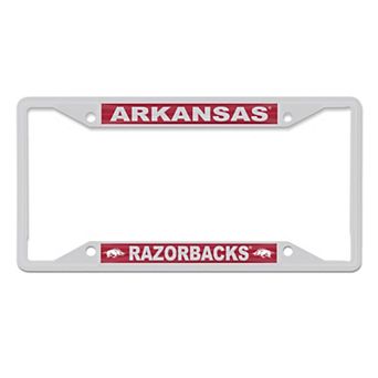 WinCraft Arkansas Razorbacks Chrome Colored License Plate Frame