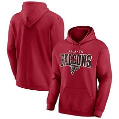 Men's Nike Red Atlanta Falcons Fan Gear Wordmark Performance Pullover Hoodie