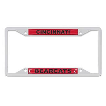 WinCraft Cincinnati Bearcats Chrome Color License Plate Frame