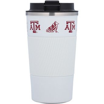 Texas A&M Aggies 18oz Coffee Tumbler with Silicone Grip