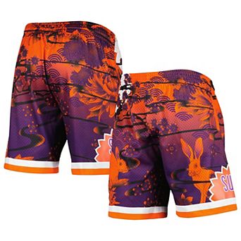 Men's Mitchell & Ness Orange Phoenix Suns Lunar New Year Swingman Shorts