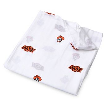 Infant White Oklahoma State Cowboys 47'' x 47'' Muslin Swaddle Blanket