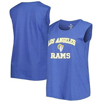 Women's Fanatics Branded Royal Los Angeles Rams Plus Size Tank Top