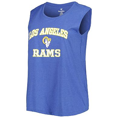 Women's Fanatics Branded Royal Los Angeles Rams Plus Size Tank Top