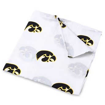 Infant White Iowa Hawkeyes 47'' x 47'' Muslin Swaddle Blanket