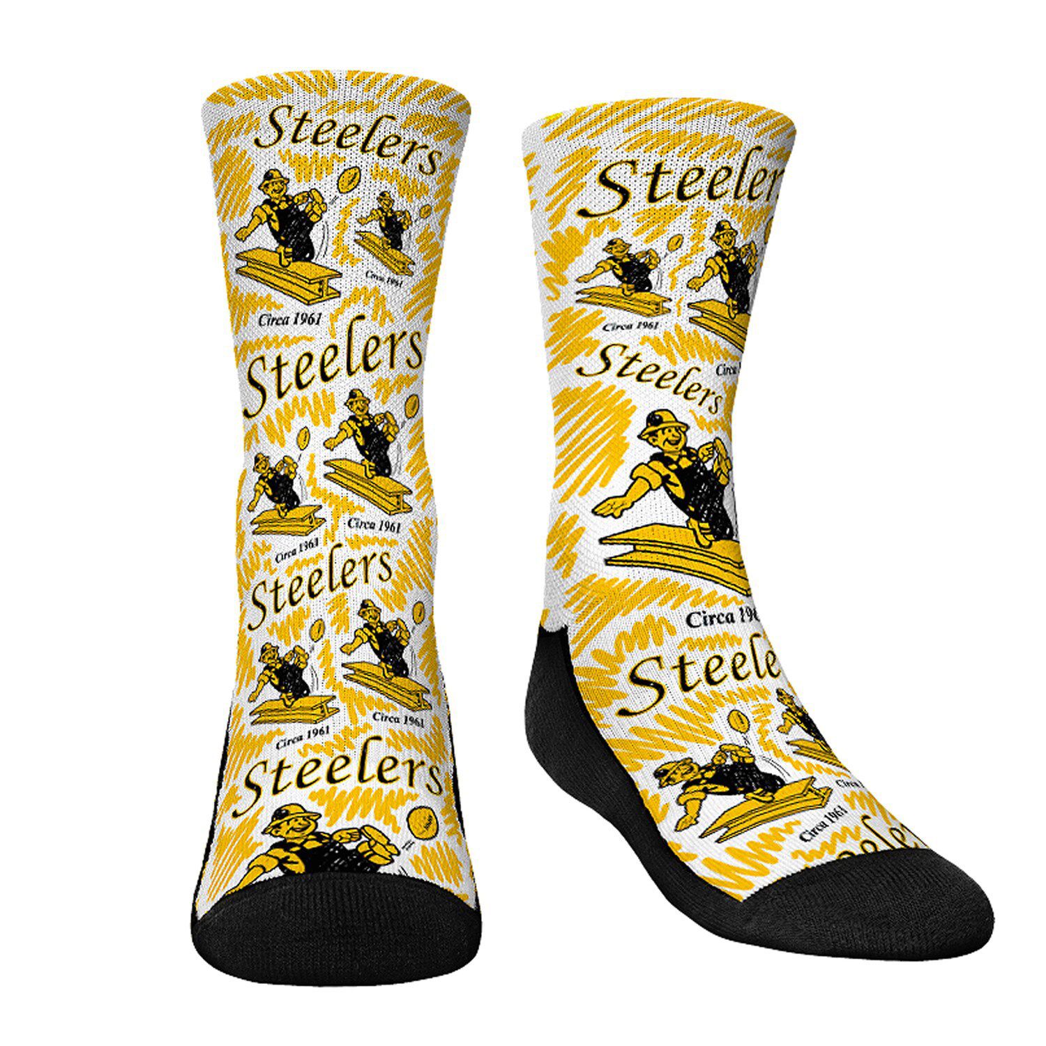 Rock 'Em Men's and Women's Socks Pittsburgh Steelers St. Patty's