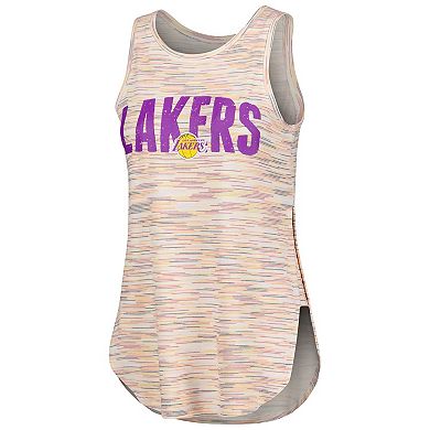 Women's Concepts Sport White Los Angeles Lakers Sunray Tank Top