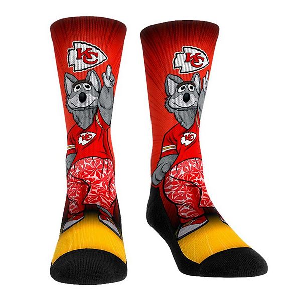 Rock Em Socks Kansas City Chiefs Mascot Pump Up Crew Socks