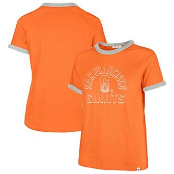 Women's '47 Orange San Francisco Giants City Connect Sweet Heat Peyton T-Shirt