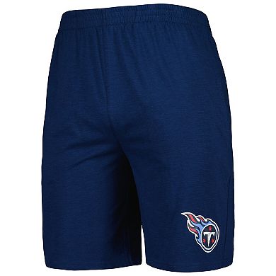 Men's Concepts Sport Navy/White Tennessee Titans Downfield T-Shirt & Shorts Sleep Set