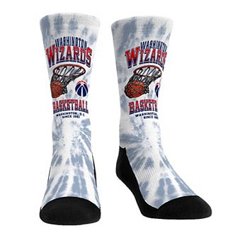 Unisex Rock Em Socks Washington Wizards Vintage Hoop Crew Socks