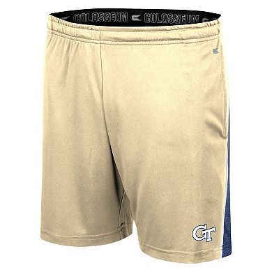 Men's Colosseum Gold Georgia Tech Yellow Jackets Laws of Physics Shorts