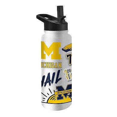 Michigan Wolverines 34oz. Native Quencher Bottle