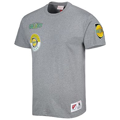 Men's Mitchell & Ness Gray LA Galaxy City Tee