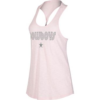 Women's Concepts Sport Pink Dallas Cowboys Radiant Racerback Tank Top