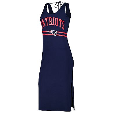 Women's G-III 4Her by Carl Banks Navy New England Patriots Training V-Neck Maxi Dress