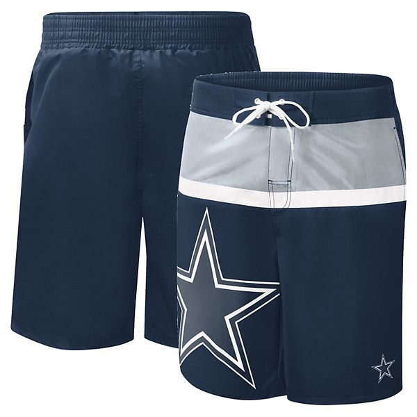 Men's G-III Sports by Carl Banks Navy Dallas Cowboys Sea Wind Swim Trunks