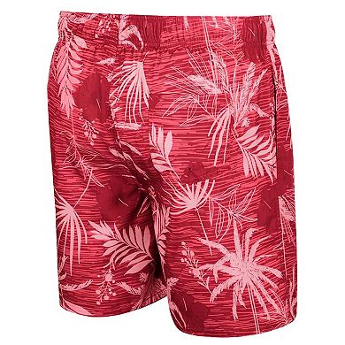 Men's Colosseum Crimson Washington State Cougars What Else is New Swim Shorts