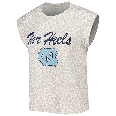 Women's Concepts Sport Cream North Carolina Tar Heels Montana T-Shirt & Shorts Sleep Set