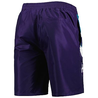 Men's G-III Sports by Carl Banks Purple Charlotte Hornets Sea Wind Swim Trunks