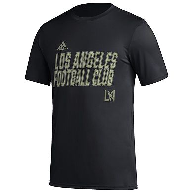 Men's adidas Black LAFC Team Jersey Hook AEROREADY T-Shirt